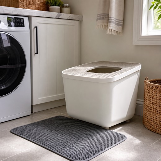 IRIS Top Entry Cat Litter Box lifestyle thumbnail