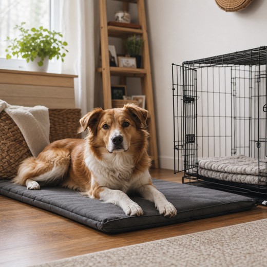 MidWest QuietTime Dog Bed lifestyle thumbnail