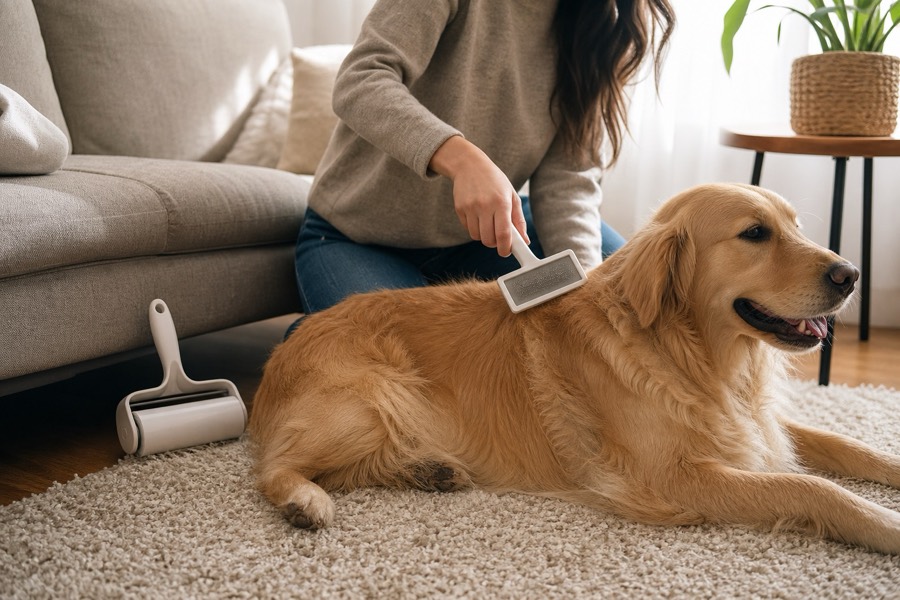 pet grooming setup
